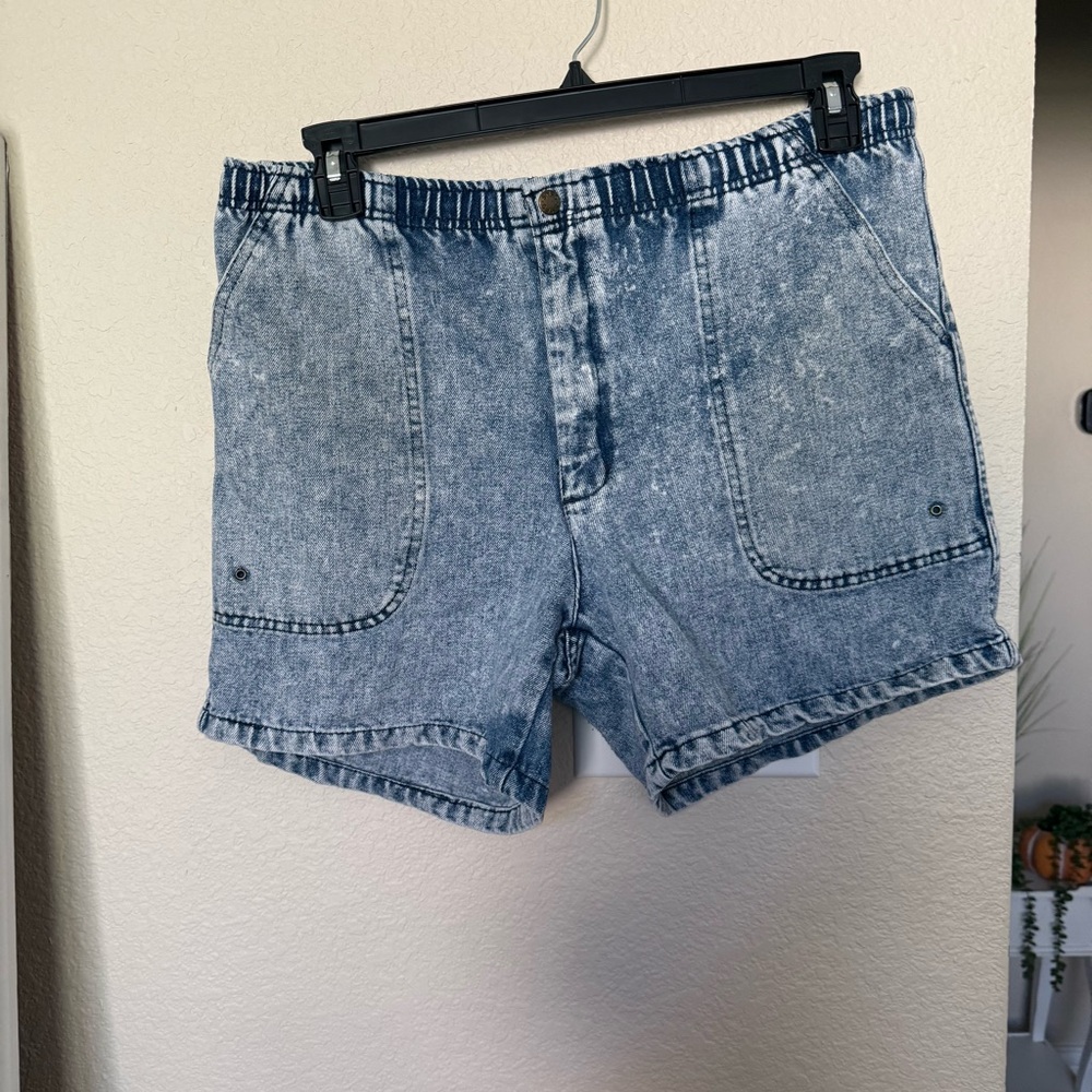 Denim Blue Women's Shorts  medium south mountain vintage